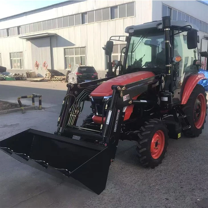 Traktor s prednjim utovarivačem od 50 KS s-klimatiziranom kabinom – napravljen za raznovrsnu poljoprivredu